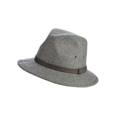 Grey wool blend ambassadors hat